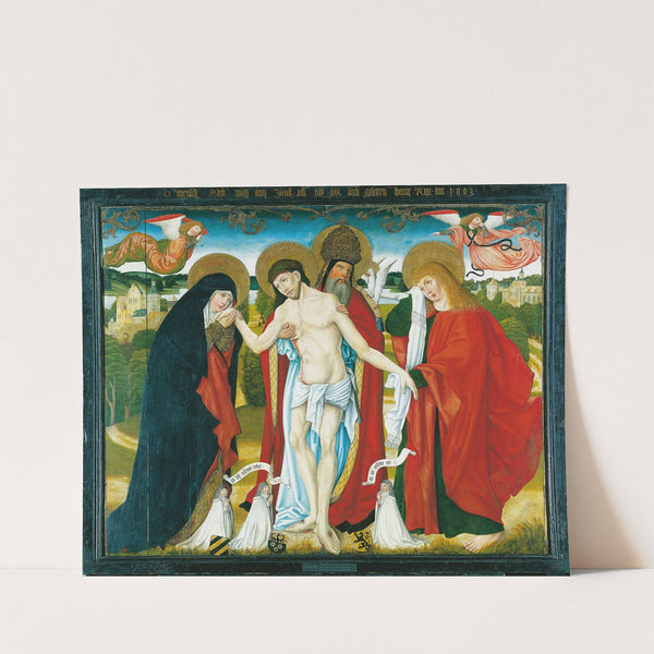 The Holy Trinity with the Virgin Mary and St John the Evangelist (1503) by Master of the Wendelin Altar
