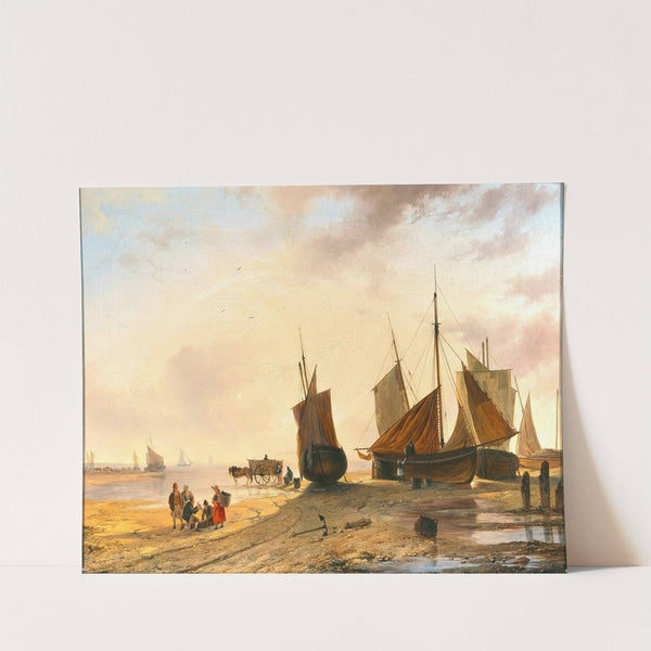 The Homecoming of the Fishermen by Remigius Adrianus van Haanen