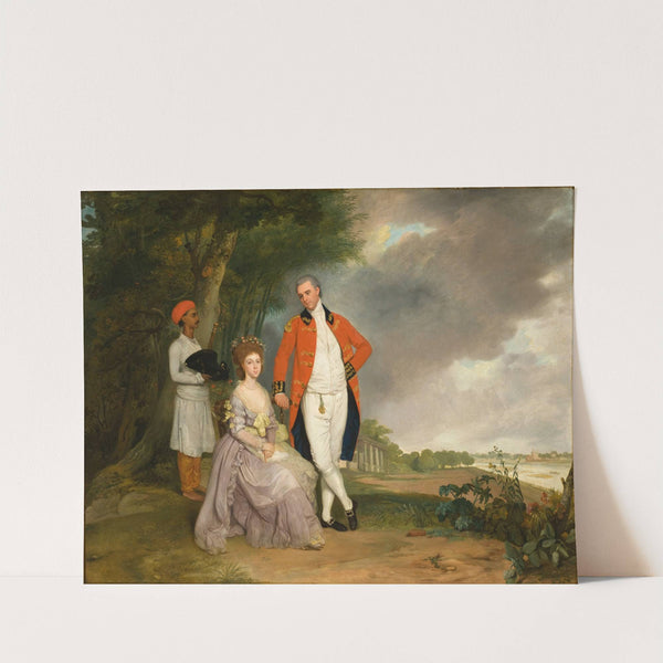 The Hon. William Monson and His Wife, Ann Debonnaire (circa 1786) by Arthur William Devis