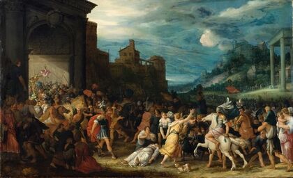 The Horatii Entering Rome