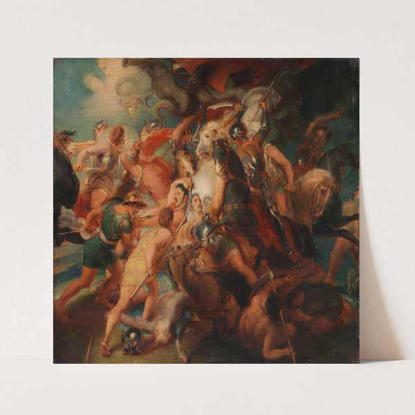 The Horrors of War, Sketch for Burghley House Mural (c.1800) by Thomas Stothard