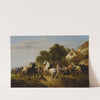 The Horse Fair by Wouterus Verschuur