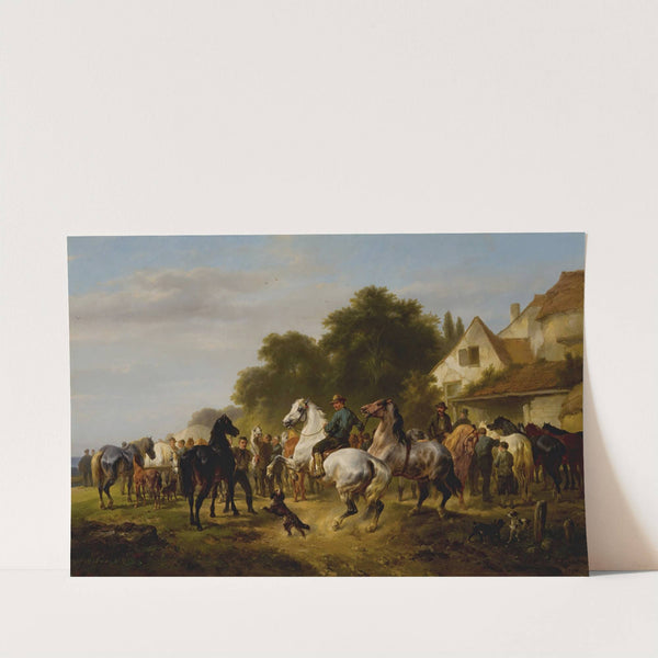 The Horse Fair by Wouterus Verschuur
