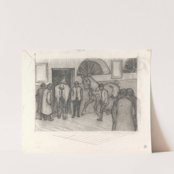 The Horse Mart by Robert Polhill Bevan