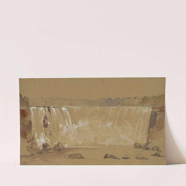 The Horse Shoe Falls, Niagara, from the Canada side (1853) by George Wallis