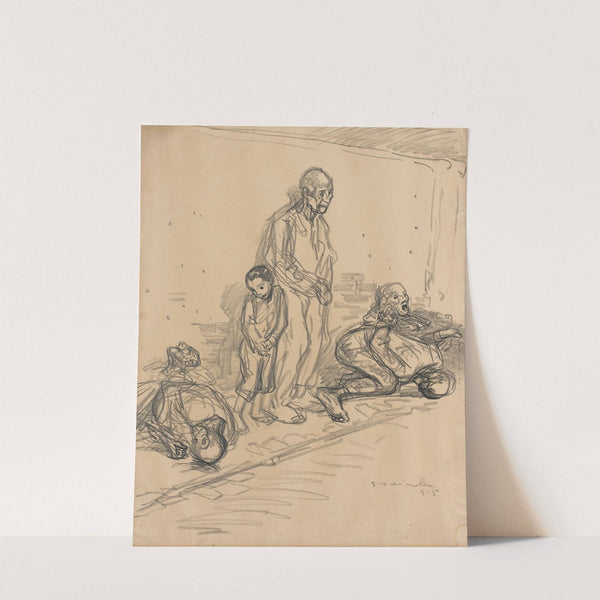 The Hostages (1915) by Théophile Alexandre Steinlen