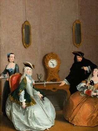 The hour of the masked ball — size preview