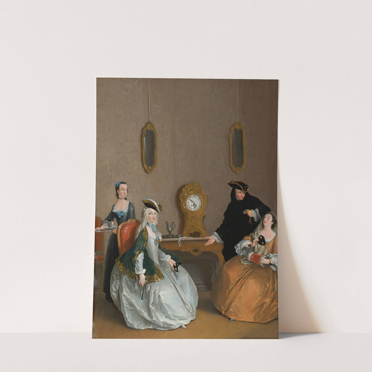 The Hour Of The Masked Ball by Charles-Joseph Flipart