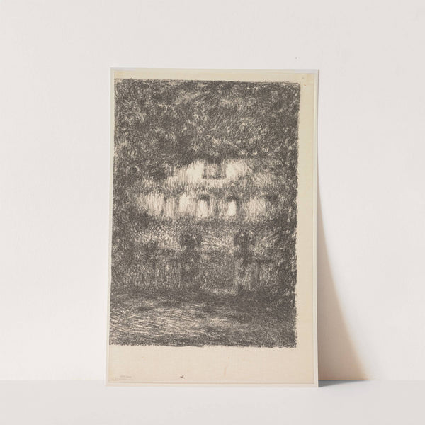 The House in Moonlight (1909) by Henri Le Sidaner