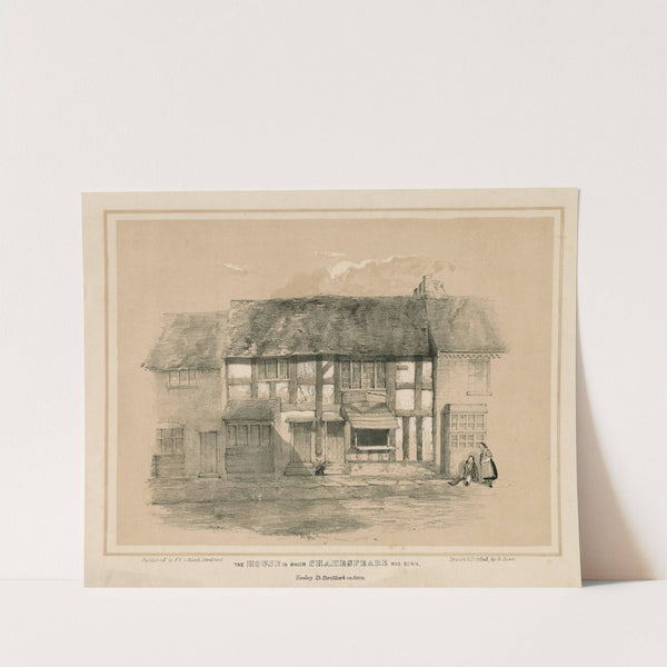 The house in which Shakespeare was born … Stratford-upon-Avon by George Rowe