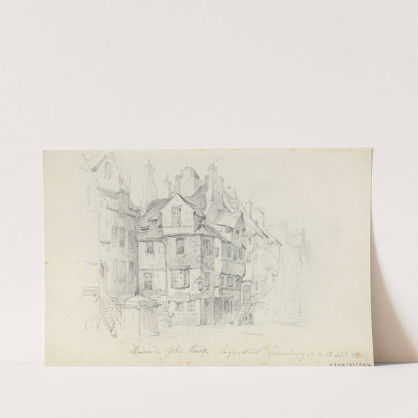 The House of John Knox in Edinburgh (1835) by Nicaise De Keyser