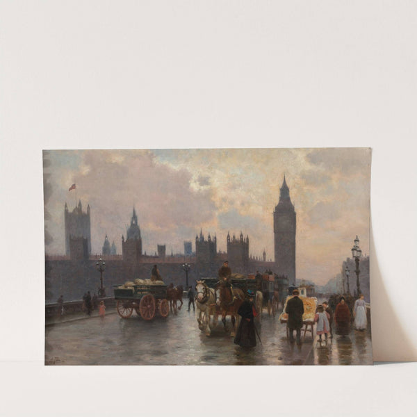 The Houses of Parliament from the Westminster Bridge by Alberto Pisa