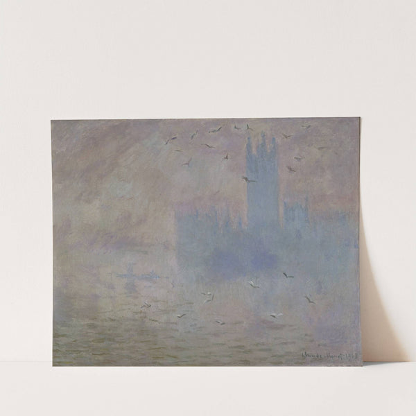 The Houses of Parliament, Seagulls (1903) by Claude Monet