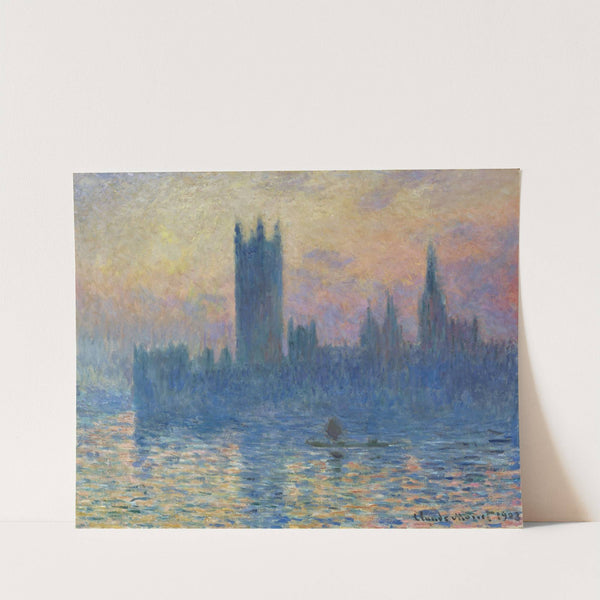 The Houses of Parliament,Sunset (1903) by Claude Monet
