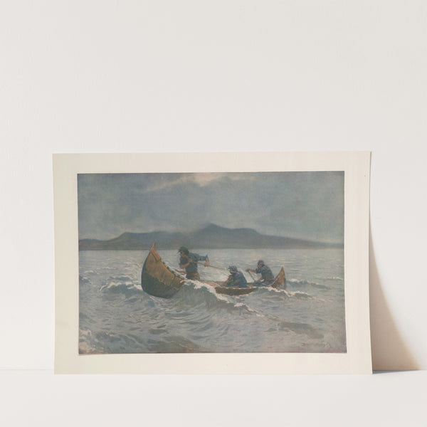 The howl of the weather (1907) by Frederic Remington