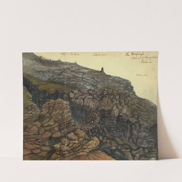 The Hrafnagja (pass out of Thingvalla Iceland) by Bayard Taylor
