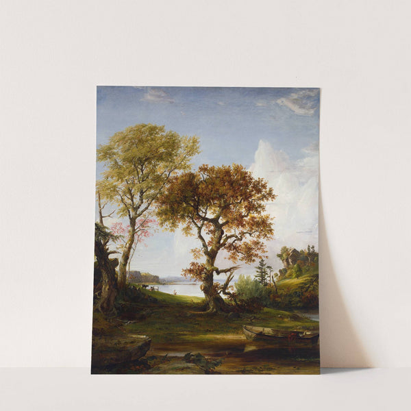 The Hudson at Piermont by Jasper Francis Cropsey