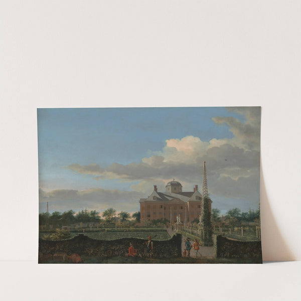 The Huis ten Bosch at The Hague and Its Formal Garden (View from the South) by Jan van der Heyden