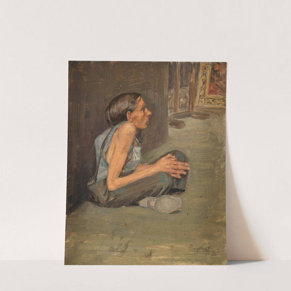 The hunchback (1900) by Josef Engelhart