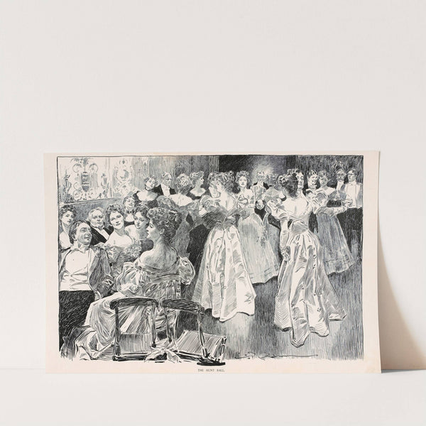 The hunt ball (1896) by Charles Dana Gibson