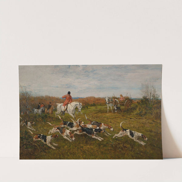 The hunt in full cry by John Emms