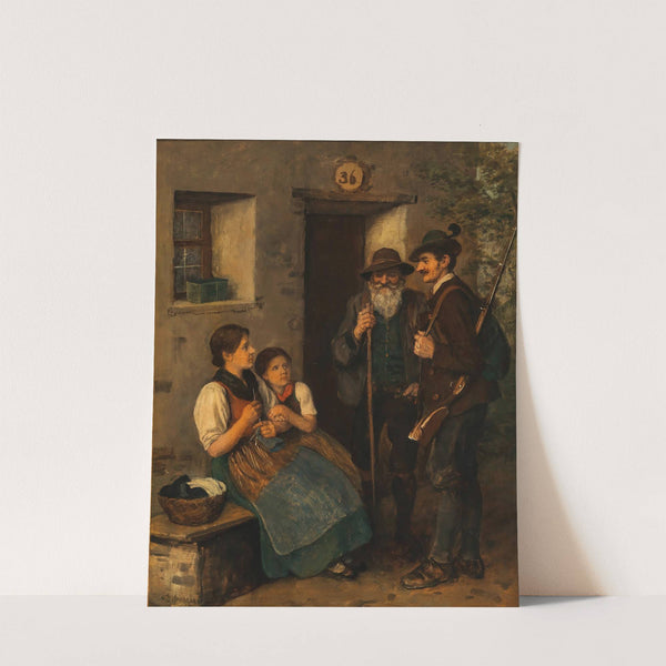 The Hunter’s Farewell (1912) by Franz von Defregger