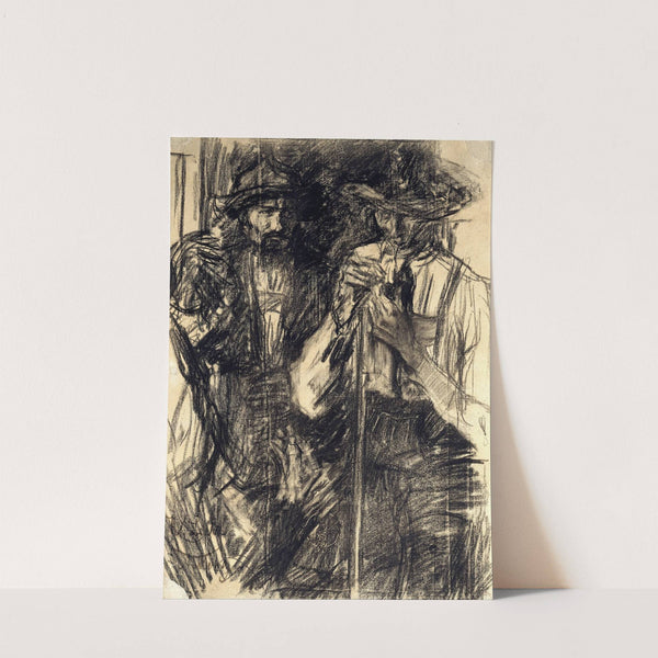 The Hunters by Wilhelm Leibl