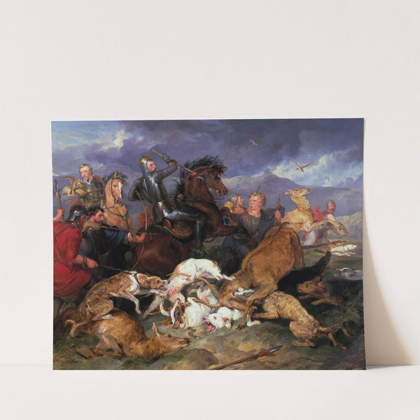 The Hunting Of Chevy Chase by Sir Edwin Henry Landseer