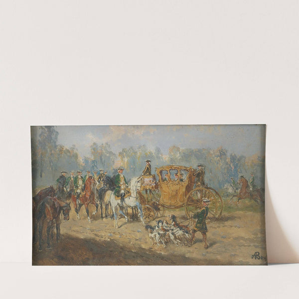 The Hunting Party by Alexander Von Bensa