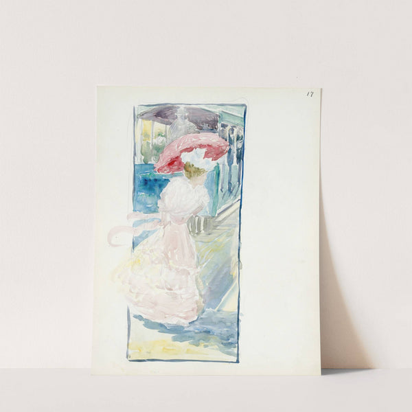 The Huntington Avenue Streetcar (1895–1897) by Maurice Prendergast