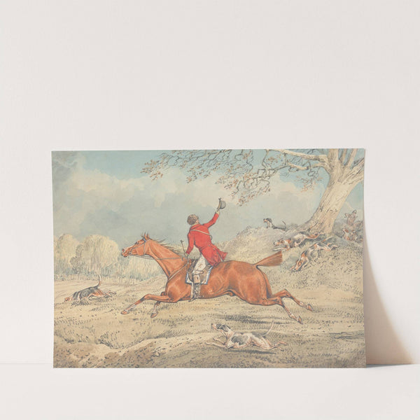The Huntsman, Galloping to Left and Encouraging Hounds by Henry Thomas Alken