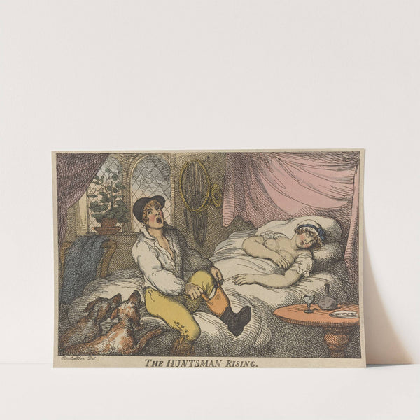 The huntsman rising by Thomas Rowlandson