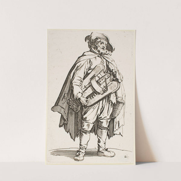 The Hurdy-Gurdy Player (1622) by Jacques Callot