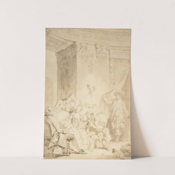 The Husband-Confessor by Jean-Honoré Fragonard