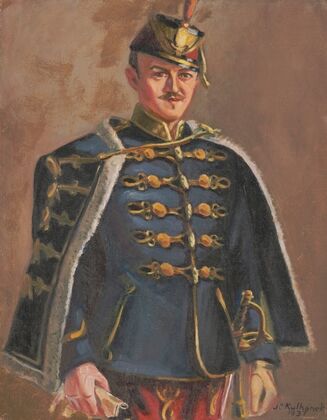 The Hussar – James C Kulhanek, self portrait (1937) — size preview
