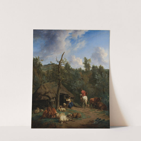 The Hut (1671) by Adriaen van de Velde