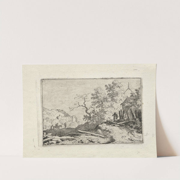 The Hut with the Rustic Fence (1636–75) by Allart van Everdingen