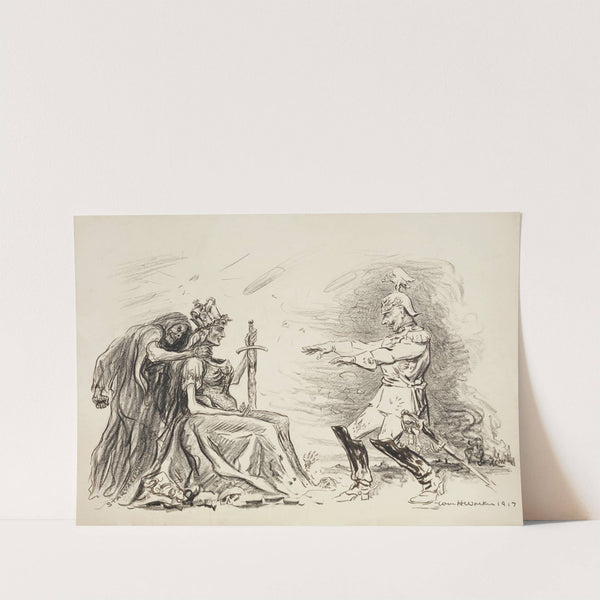 The hypnotized; Now, Germania, what do you see; Nothing but victory William (1917) by William Henry Walker