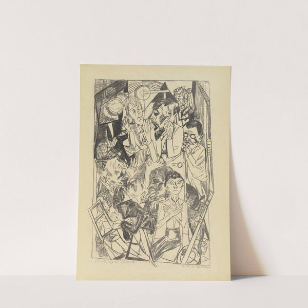 The Ideologists (1919) by Max Beckmann