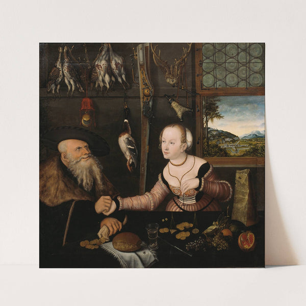 The Ill-matched Couple (1532) by Lucas Cranach the Elder