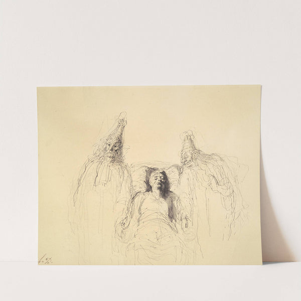 The Imaginary Invalid by Honoré Daumier