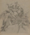 The Immaculate Conception with God the Father and Angels