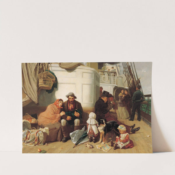 The immigrants' ship by John Charles Dollman