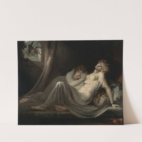 The incubus leaving two young women by Henry Fuseli