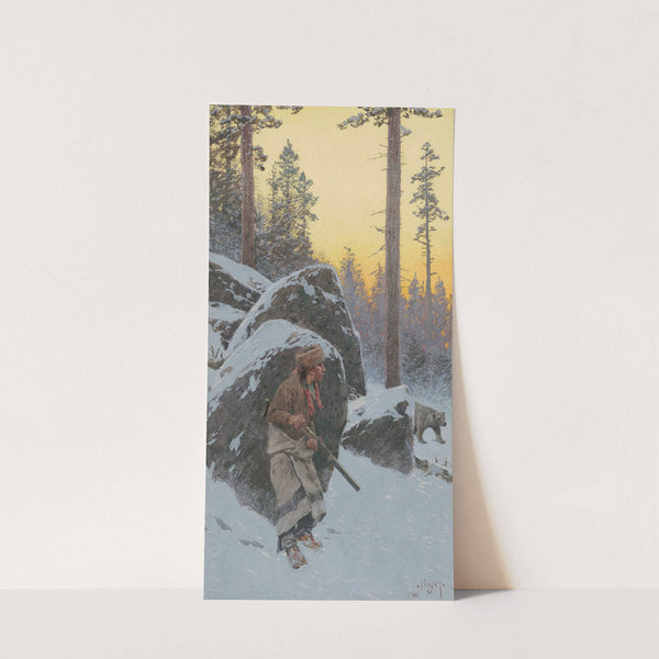 The Indian Bear Hunter by Henry Farny