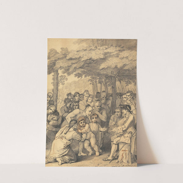 The Indians Delivering up the English Captives to Colonel Bouquet near his camp at the folks of Muskingum in North America in November 1764, 1765 (between 1765 and 1766) by Benjamin West
