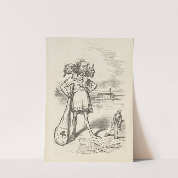 The indifference of Uncle Sam (1876) by Thomas Nast