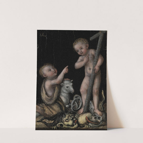 The Infant Christ and Saint John the Baptist by Lucas Cranach the Elder
