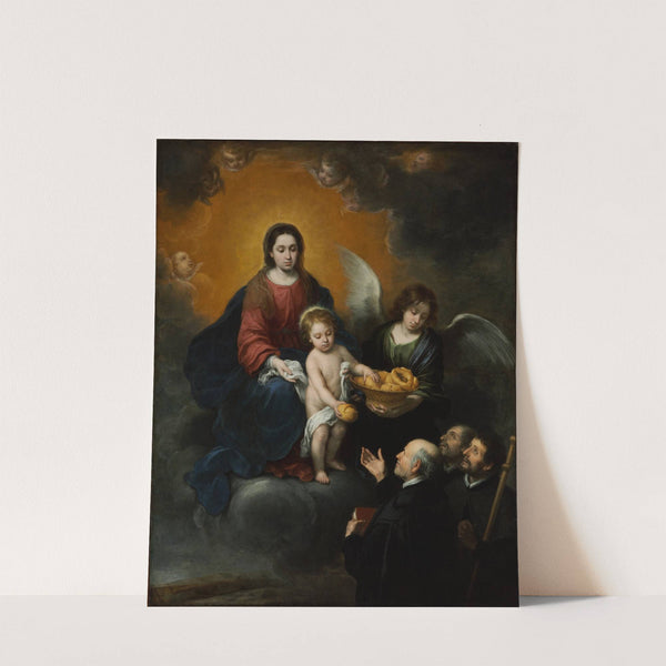 The Infant Christ Distributing Bread To The Pilgrims by Bartolomé Estebán Murillo