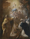The Infant Christ In Glory With Saints Dominic And nicholas